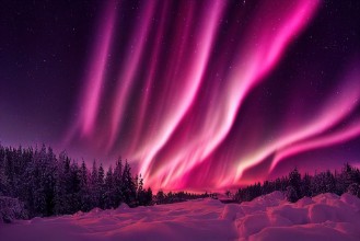 Slika Aurora borealis II