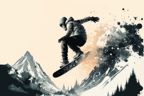 Picture of Flying through the air