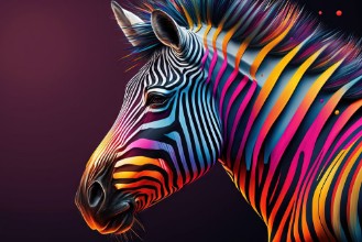 Black & Blue zebra paveikslėlis