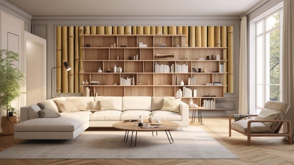 Bild på Bamboo fence