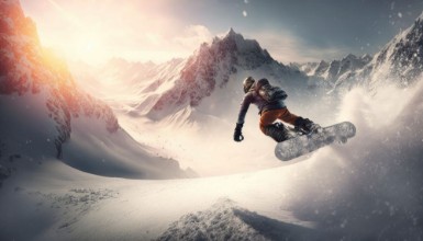 Εικόνα της Extreme snowboarding