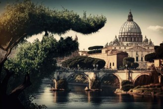 Kép A Landscape of Rome