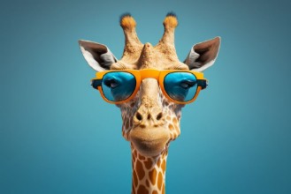 Ritratt ta’ Portrait of a giraffe