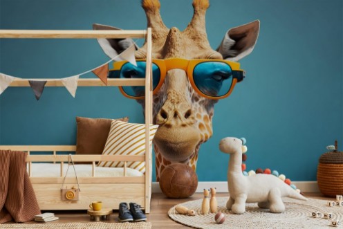 Afbeeldingen van Portrait of a giraffe