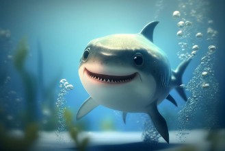 Снимка на Baby shark smiling