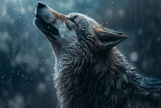 Immagine di Wolf in the rain