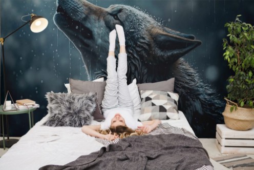 Picture of Wolf in the rain