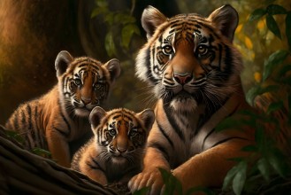 Slika Family of three