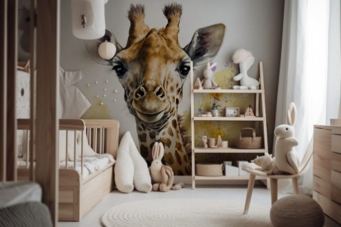 Afbeeldingen van Cute baby giraffe