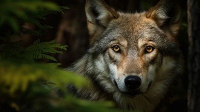 Imagem de Close-up of a wolf