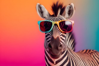 Obrazek Funny zebra