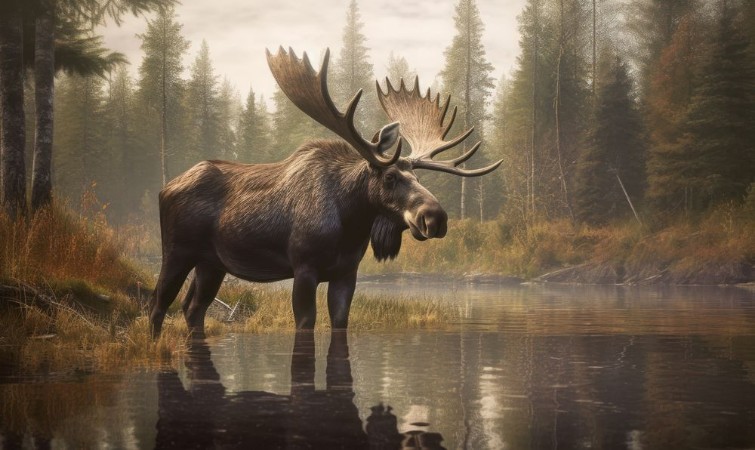 Afbeeldingen van Edge of a river