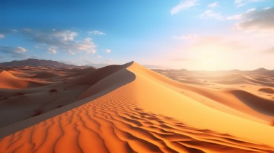 Pilt Sunset desert