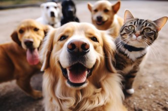 Снимка на Dog taking a photo