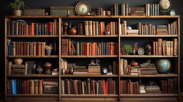 Afbeeldingen van Antique books II