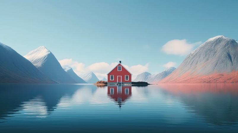 Picture of Peaceful house at sea