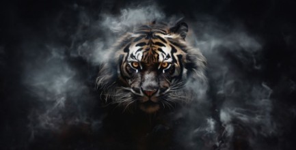 Obrázek Portrait of fearful tiger