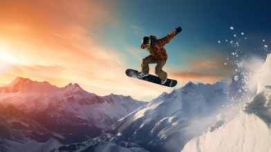 Picture of Flying in the snow