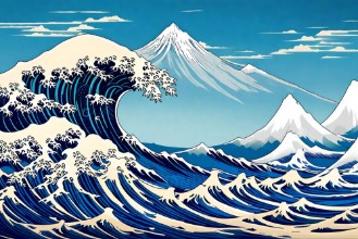 Obrázek The great wave off kanagawa