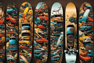 Slika Skateboard deck designs