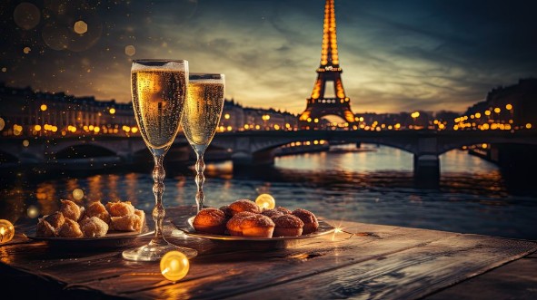 Picture of New Year's Eve in France