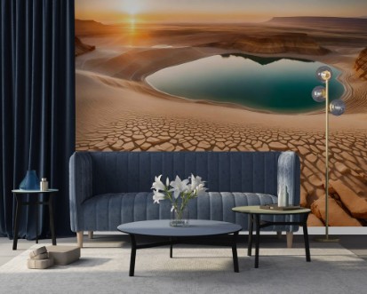 Picture of Small lake in the desert