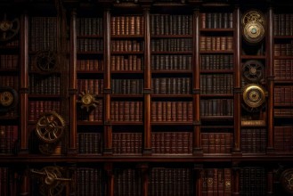 Kép Vintage Bookcase