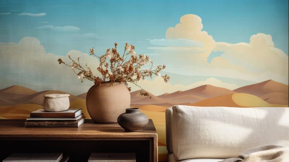 Picture of Clouds and desert