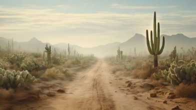 Bild vun Road trip in the desert
