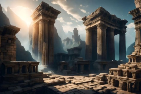 Picture of Colossal stone structures