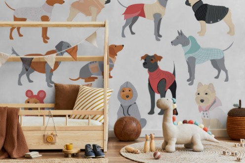 Bild på Dogs with clothes