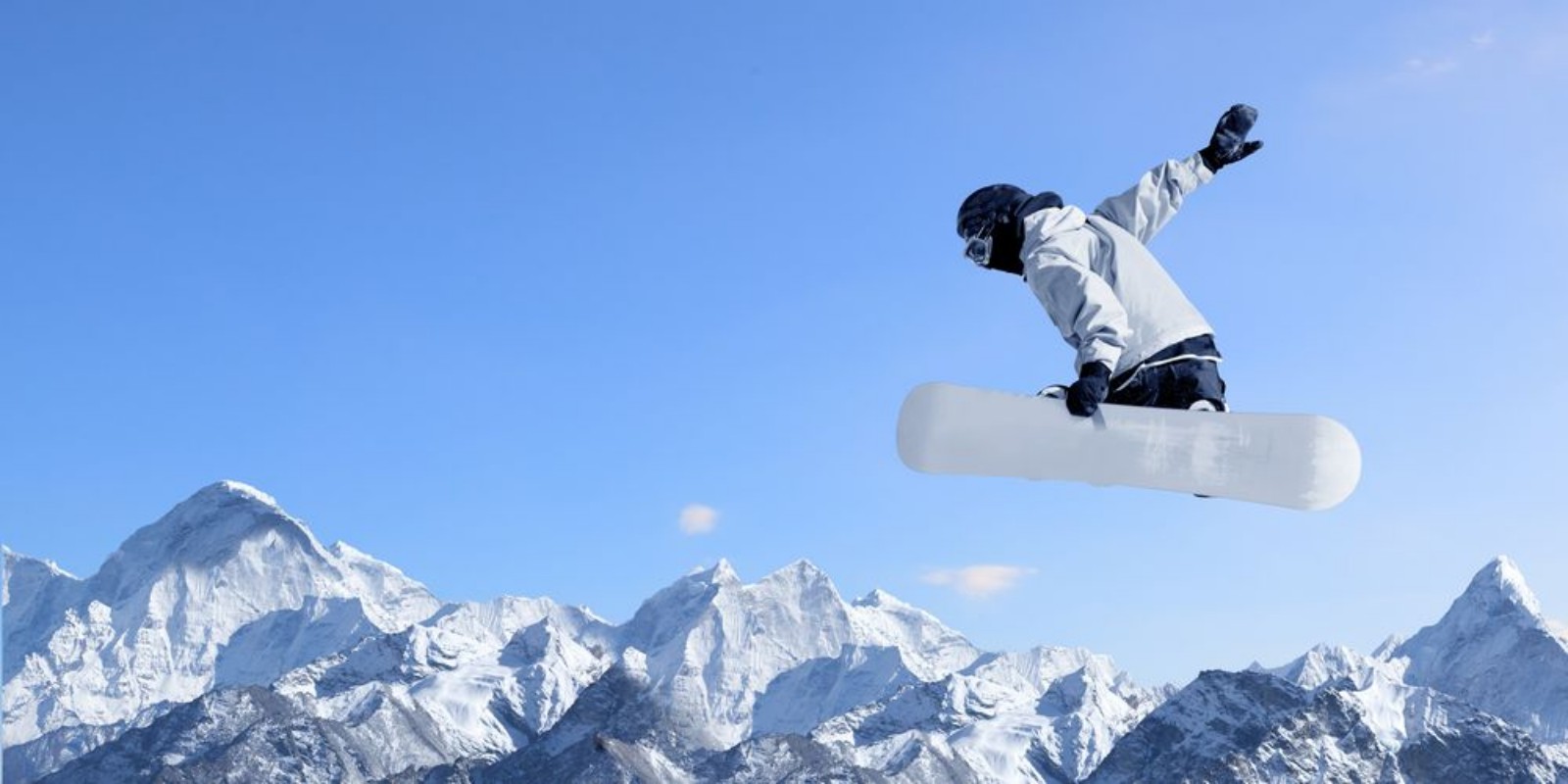 Bild vun Snowboarding sport
