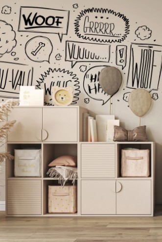 Bild på Dog with barking bubbles