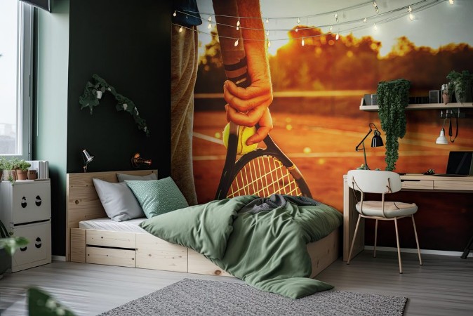 Afbeeldingen van Tennisboll och racket