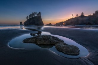 Obrázek Twilight at Second Beach