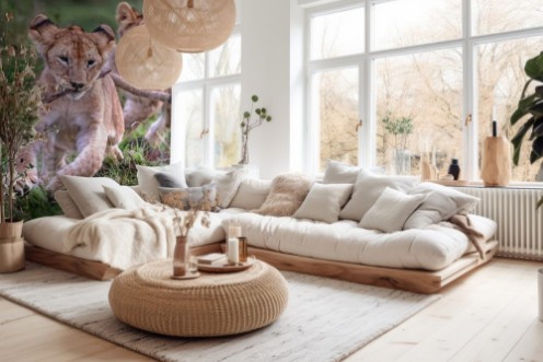 Bild på Lion cubs playing