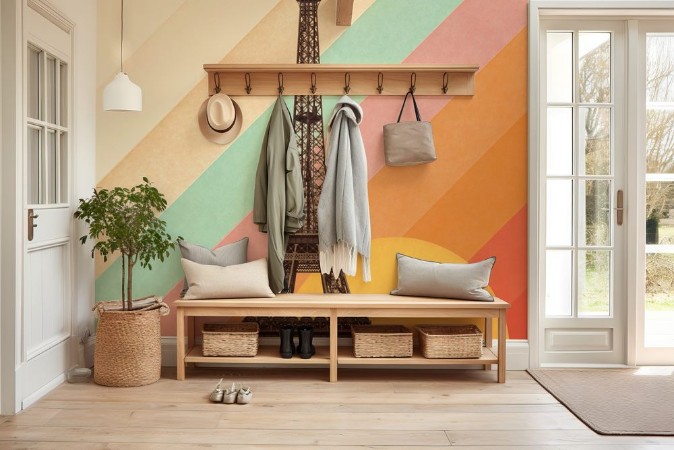 Bild på Eiffel Tower Rainbow