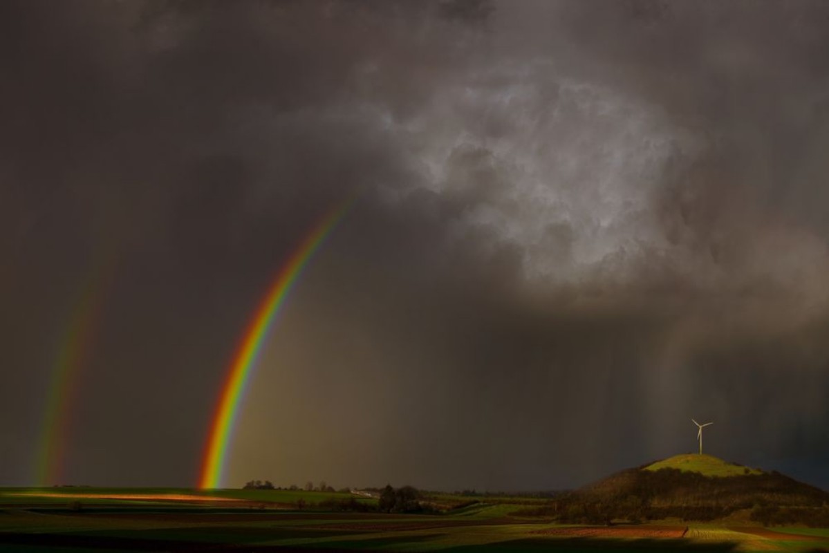 Attēls Double Rainbow