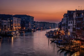 Attēls Venice Grand Canal at Sunset