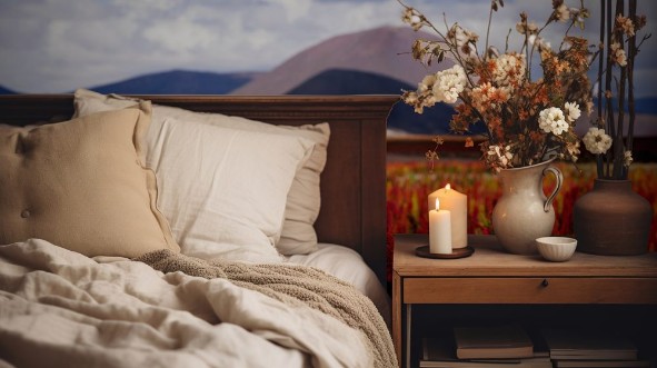 Obrazek Quinoa fields ready for harvest on the Bolivian Altiplano