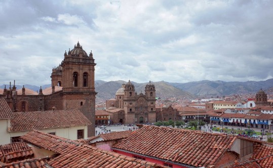 Picture of A view over the Plaza De Armas Cusco