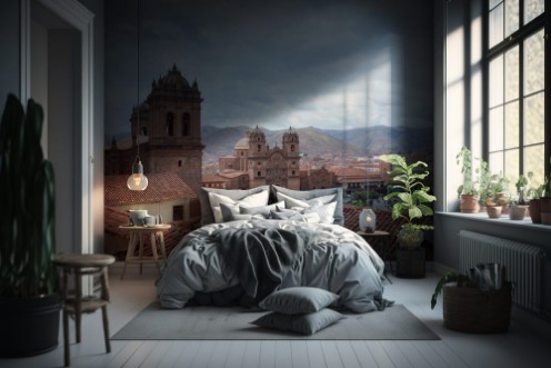 Picture of A view over the Plaza De Armas Cusco