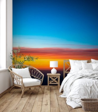 Obrazek Spectacular sunset flying somewhere over Argentina