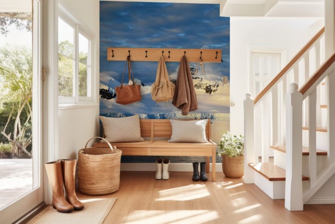 Obrázok z Views of the Gerlache Strait in Antarctica at dusk Antarctic sunset