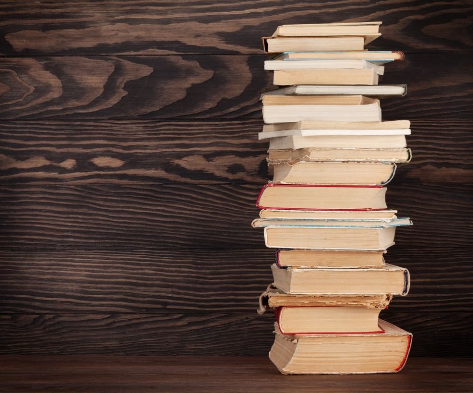 Picture of Stack of old books