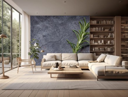 Picture of Rosemary on Slate Top View