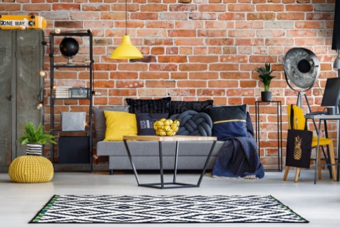 Picture of Red old brick wall