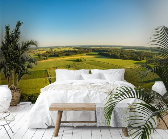 Afbeeldingen van Luftaufnahme von lndlicher Region