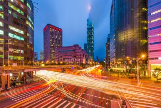 Bild på Taipei Taiwan Cityscape