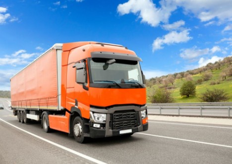 Picture of Truck On Highway